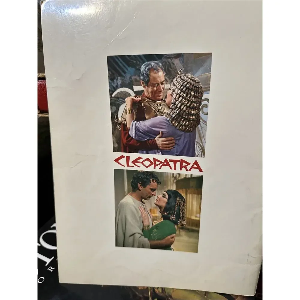 Cleopatra Movie Book Booklet Burton‎ Harrison Fox 1963